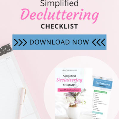 Simplified Decluttering Checklist for the Home