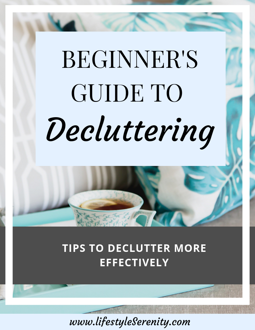 how to declutter to simplify life