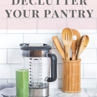 Organizing your Kitchen Pantry